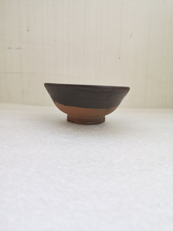 古玩陶瓷褐釉小碗拍賣,當前價格580元
