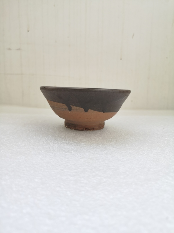 古玩陶瓷褐釉小碗拍賣,當前價格580元
