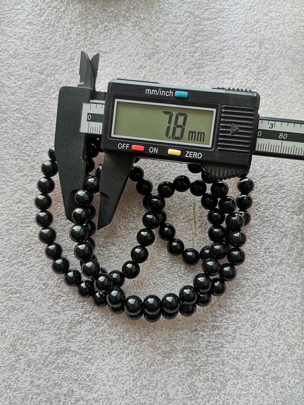古玩玉器天然翡翠(墨翠)珠鏈拍賣,當前價格580元
