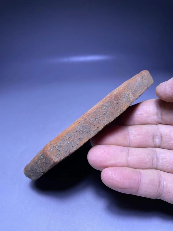 古玩陶瓷罕見清代陶胎八方八卦避邪牌拍賣,當前價格598元
