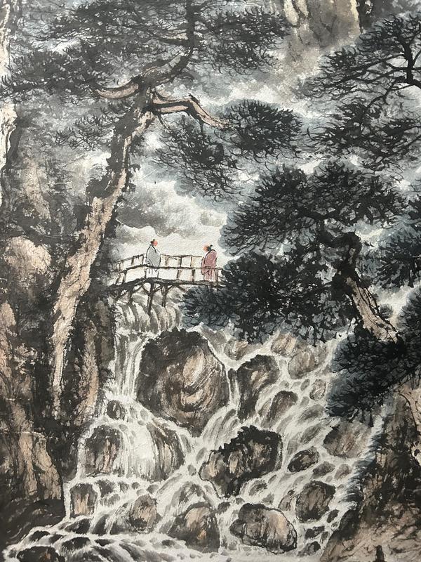 古玩字畫尚鵬飛.大紅袍書中原作《萬里松濤涌云煙》拍賣,當前價格5887元