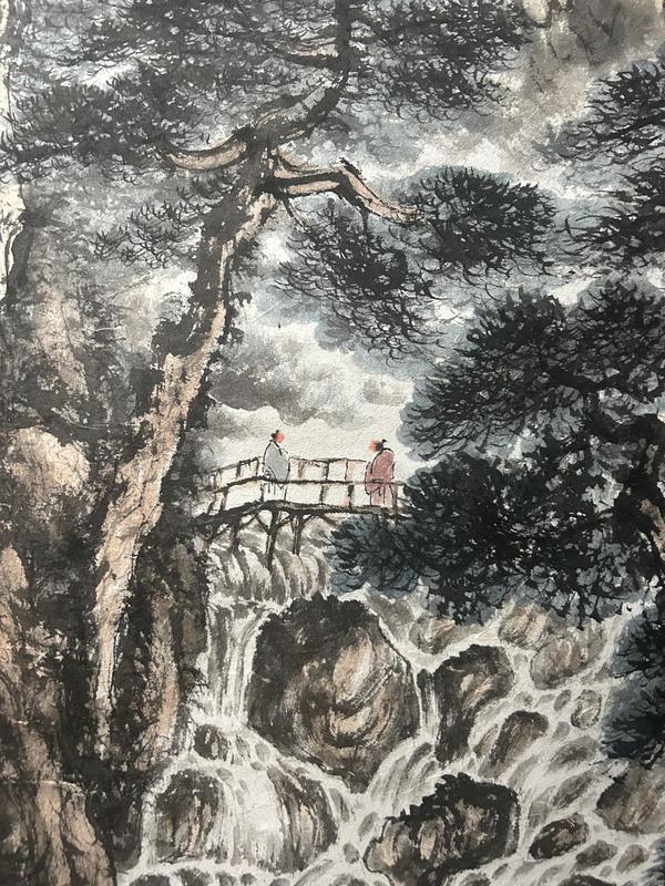 古玩字畫尚鵬飛.大紅袍書中原作《萬里松濤涌云煙》拍賣,當前價格5887元