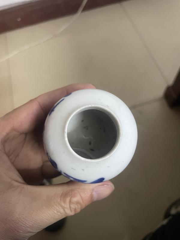 古玩陶瓷青花山水水盂拍賣,當前價格580元