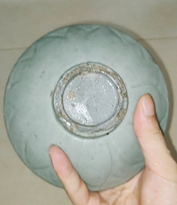 古玩陶瓷宋龍泉窯蓮瓣洗拍賣,當前價格2500元