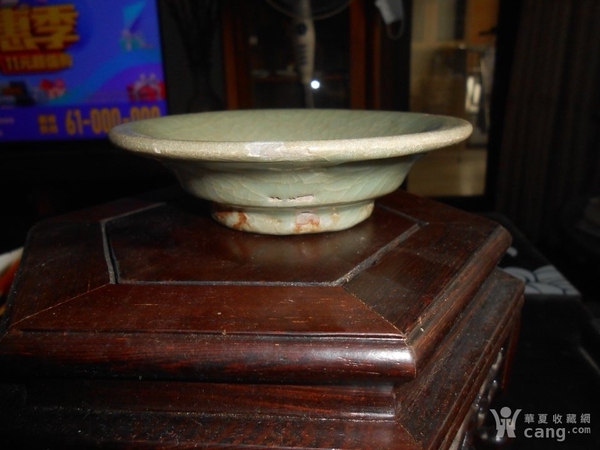 古玩陶瓷明代龍泉盤拍賣，當前價格900元
