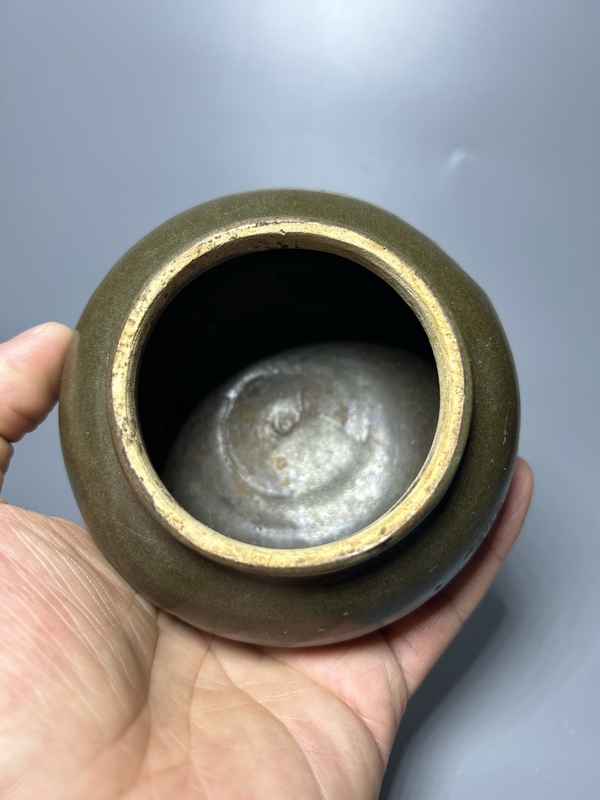 古玩陶瓷宋金耀州窯茶葉末釉茶入（精品茶器）拍賣，當(dāng)前價(jià)格6000元