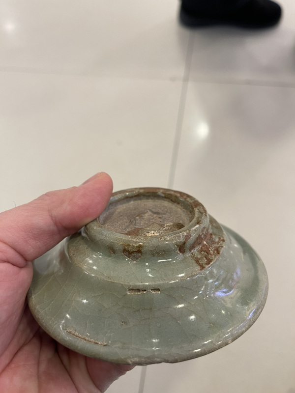古玩陶瓷明代龍泉盤拍賣，當前價格900元