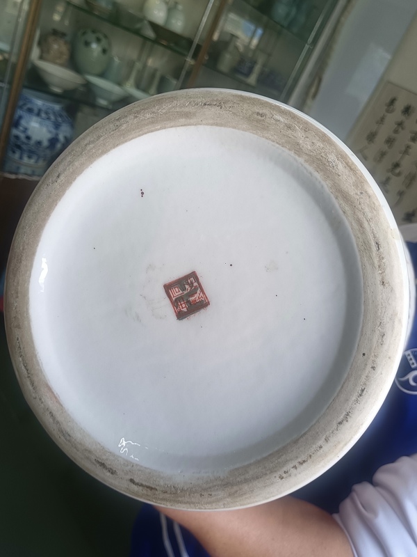 古玩陶瓷創匯廣彩人物將軍罐拍賣,當前價格5500元
