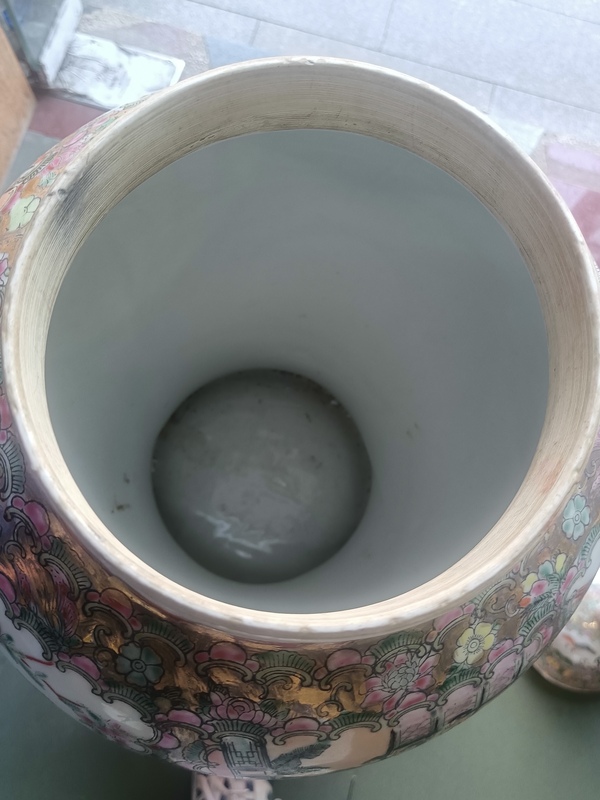 古玩陶瓷創匯廣彩人物將軍罐拍賣,當前價格5500元