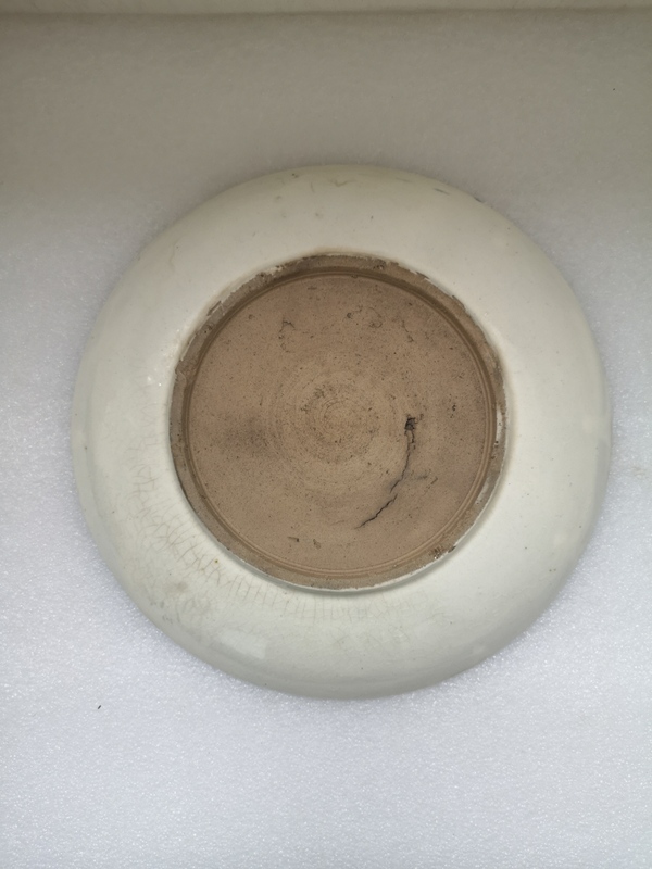 古玩陶瓷青花花卉紋盤拍賣,當前價格398元