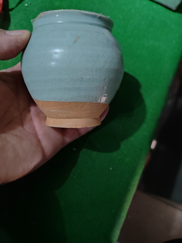 古玩陶瓷影青水盂拍賣,當前價格1455元