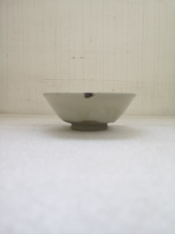 古玩陶瓷元末明初磁州窯白釉碗拍賣,當前價格680元