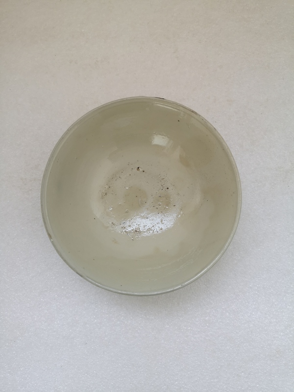 古玩陶瓷元末明初磁州窯白釉碗拍賣,當前價格680元