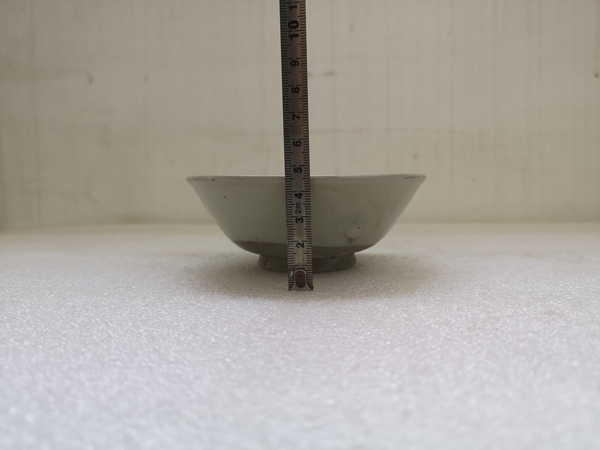 古玩陶瓷元末明初磁州窯白釉碗拍賣,當前價格680元