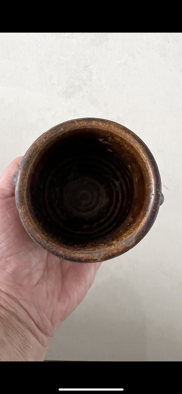 古玩陶瓷宣州窯雙系罐拍賣,當前價格1600元