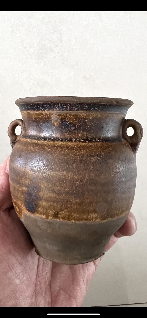 古玩陶瓷宣州窯雙系罐拍賣,當前價格1600元