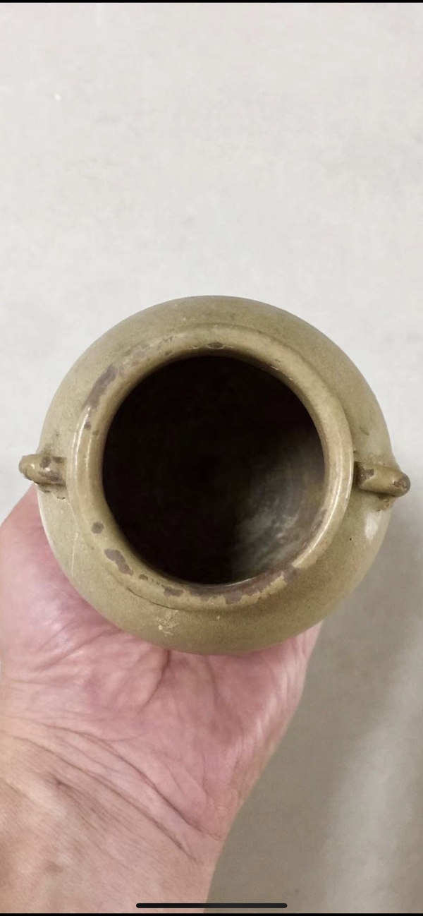 古玩陶瓷越窯系青瓷雙系罐拍賣,當前價格2688元