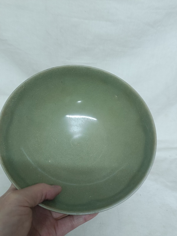 古玩陶瓷宋代龍泉窯青釉菊瓣碗(已平臺實物保真)拍賣,當前價格22000元