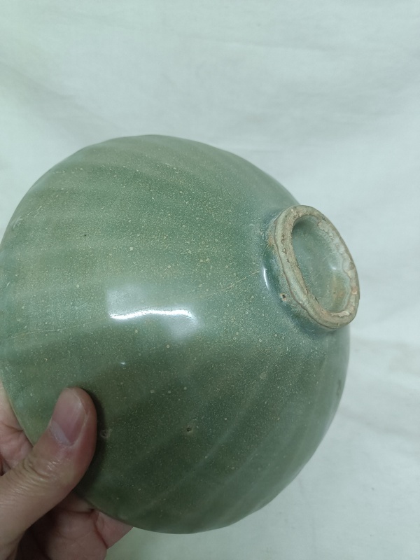 古玩陶瓷宋代龍泉窯青釉菊瓣碗(已平臺實物保真)拍賣,當前價格22000元