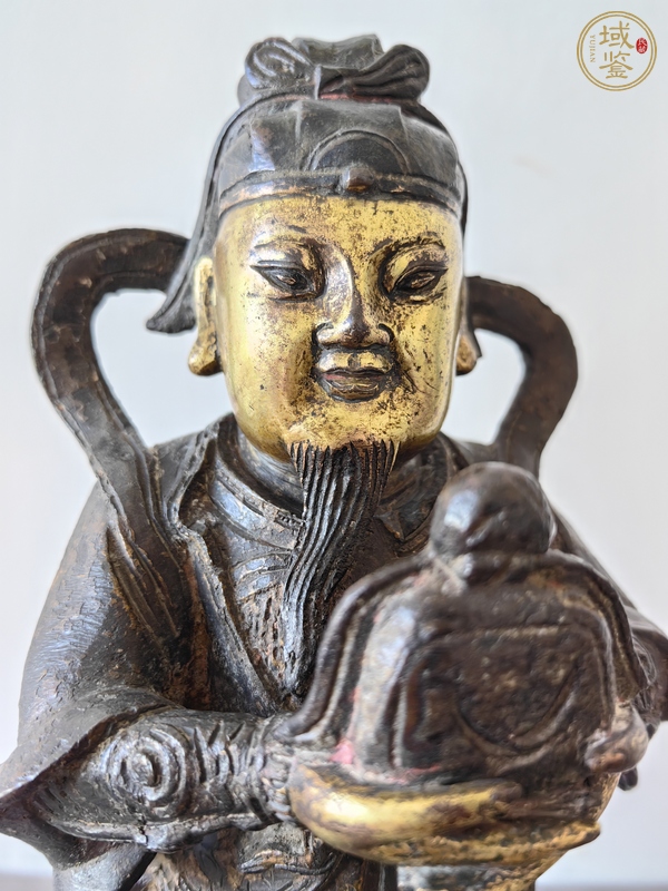 古玩銅器關(guān)平銅造像真品鑒賞圖