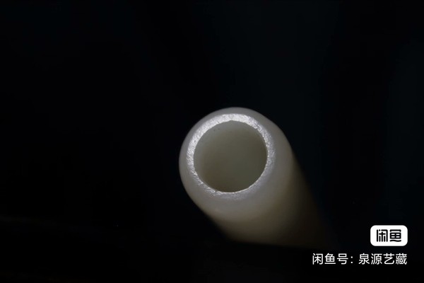 古玩玉器清代.白玉煙嘴王公級拍賣，當前價格180000元