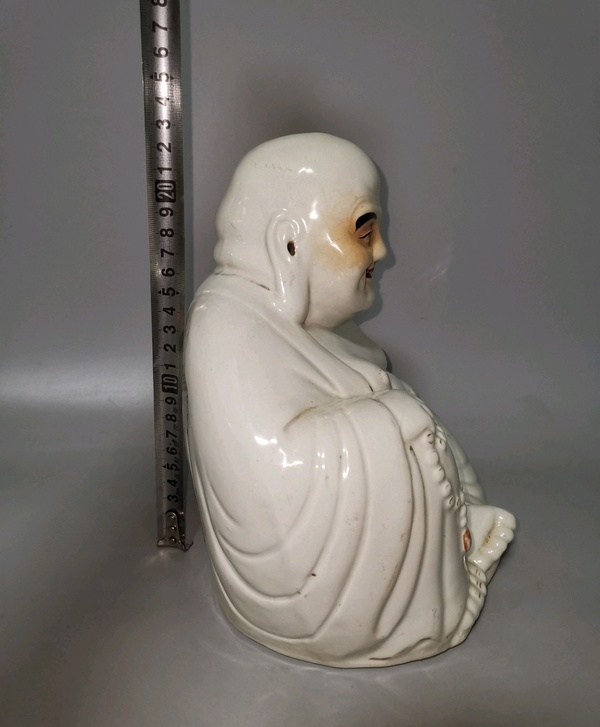古玩陶瓷萬同順彌勒佛塑像拍賣,當前價格2500元