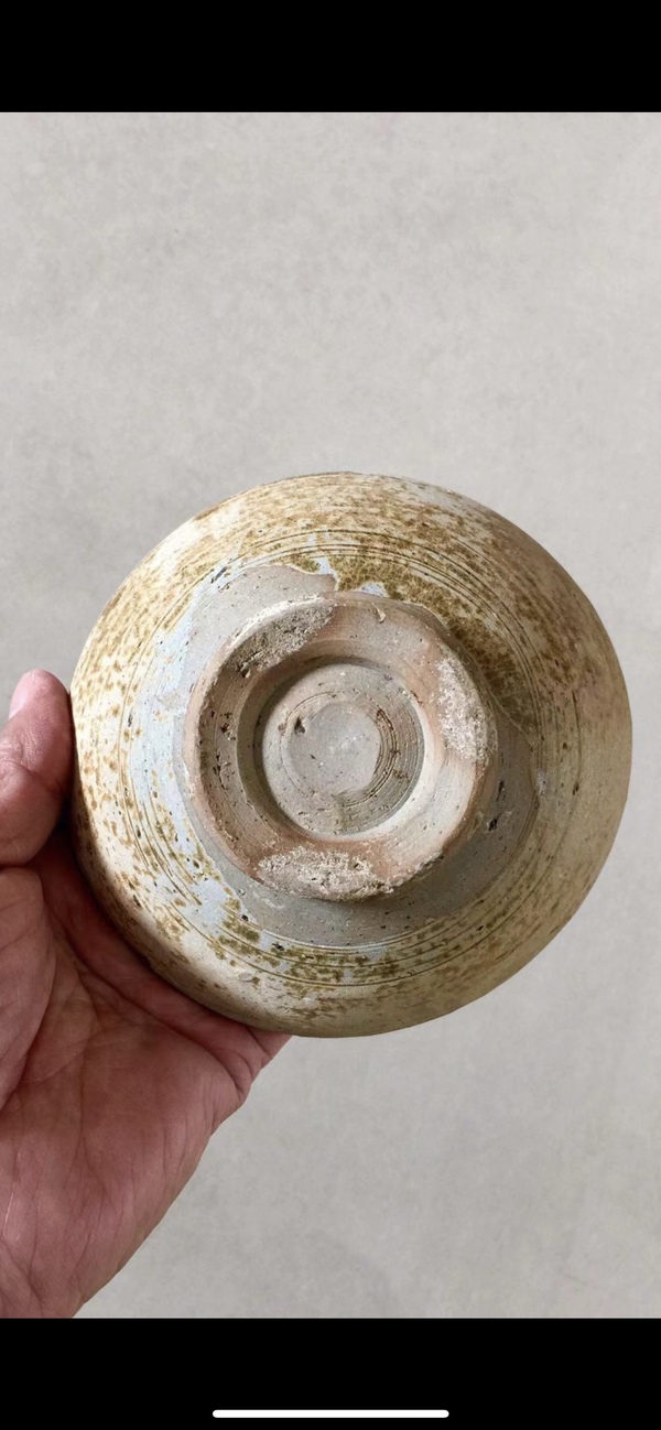 古玩陶瓷宣州窯青釉刻花斗笠碗拍賣,當前價格1600元