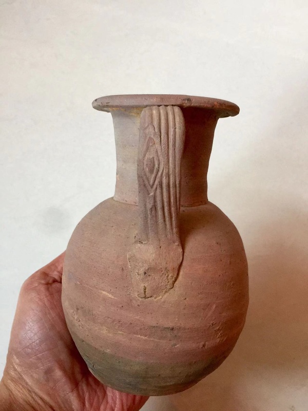 古玩陶瓷宣州窯素胎執壺拍賣,當前價格888元