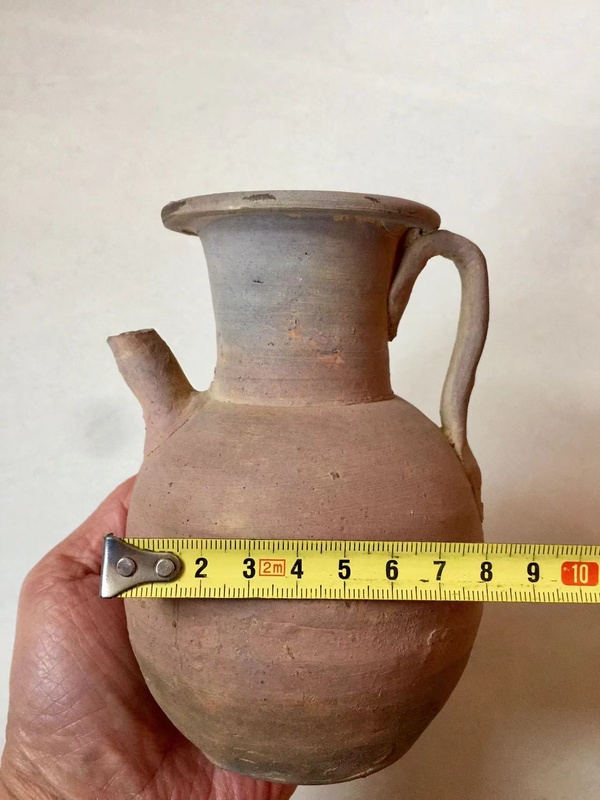 古玩陶瓷宣州窯素胎執壺拍賣,當前價格888元