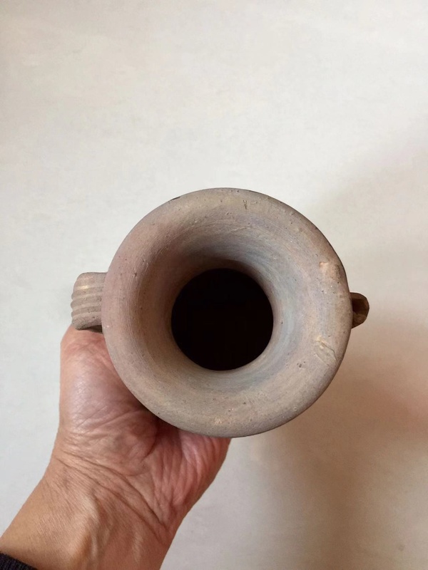 古玩陶瓷宣州窯素胎執壺拍賣,當前價格888元