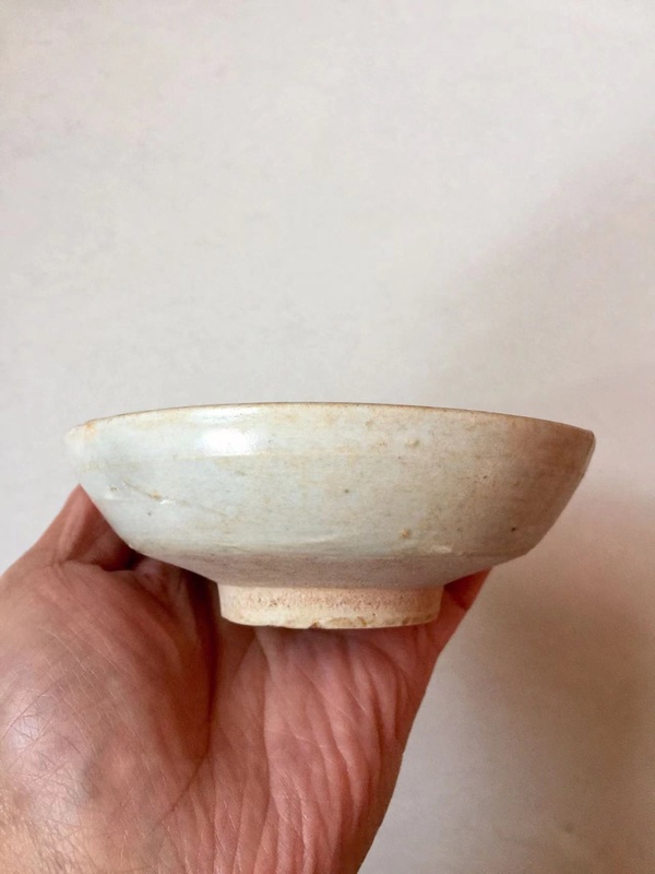 古玩陶瓷青白釉折腰盤拍賣,當(dāng)前價格1600元