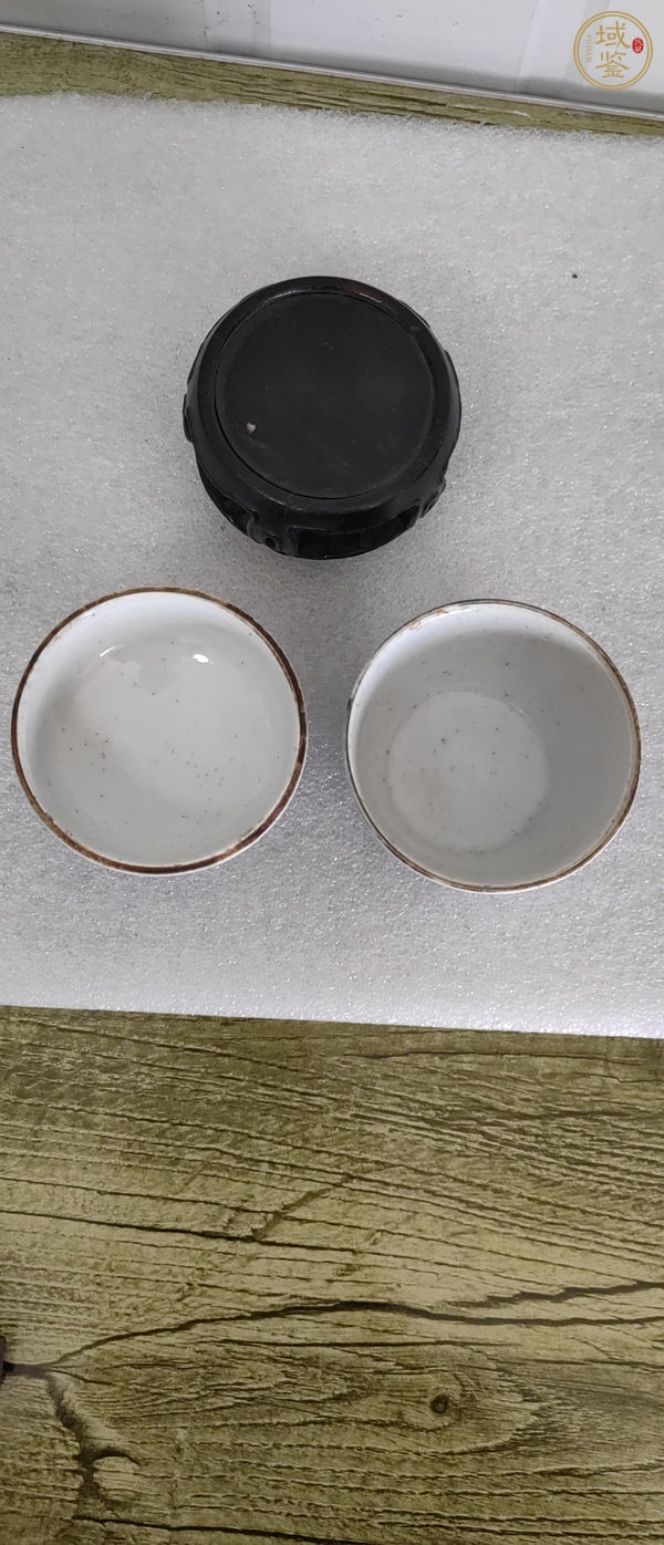 古玩陶瓷清晚·粉彩金玉滿堂紋蓋缸真品鑒賞圖