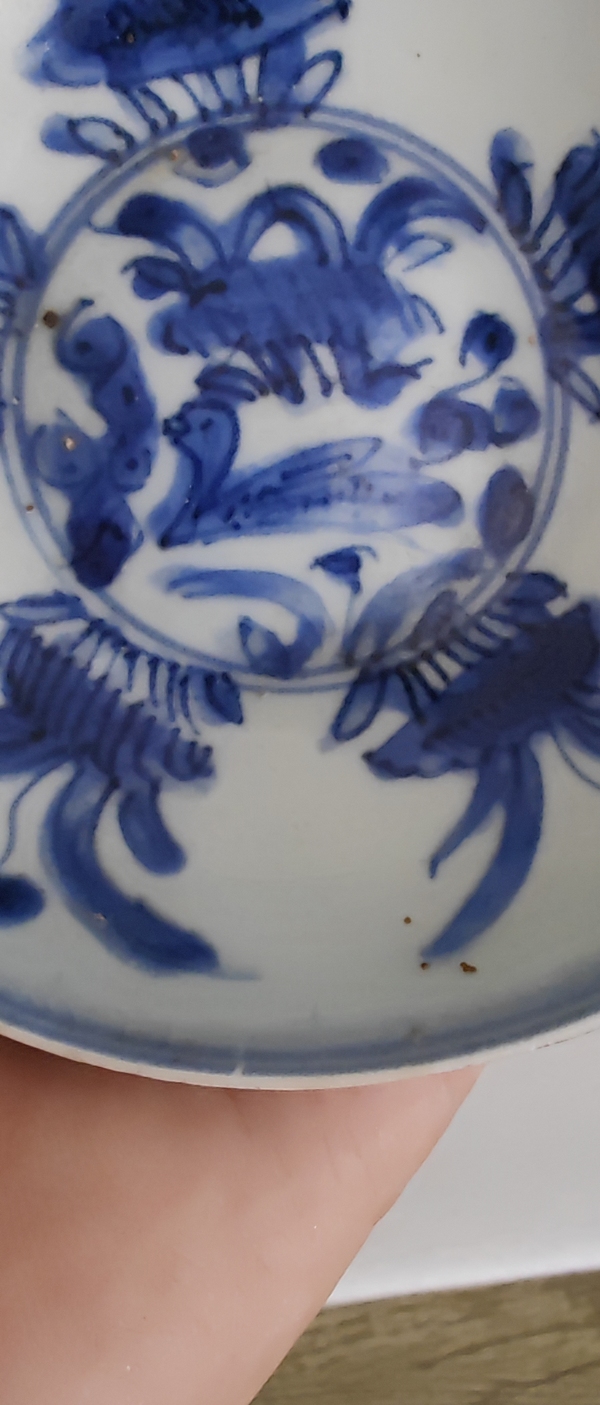 古玩陶瓷明天啟·蓮池游禽滿池嬌青花盤拍賣,當(dāng)前價格2200元