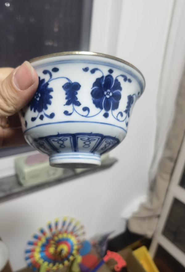 古玩陶瓷乾隆青花杯拍賣，當前價格4999元