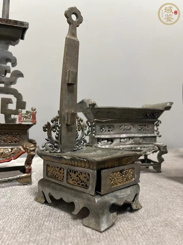 古玩雜項錫制供器真品鑒賞圖