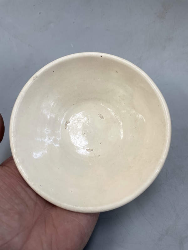 古玩陶瓷晚唐五代白耀州盞拍賣,當前價格9600元