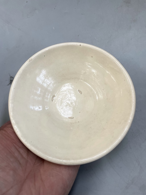 古玩陶瓷晚唐五代白耀州盞拍賣,當前價格9600元