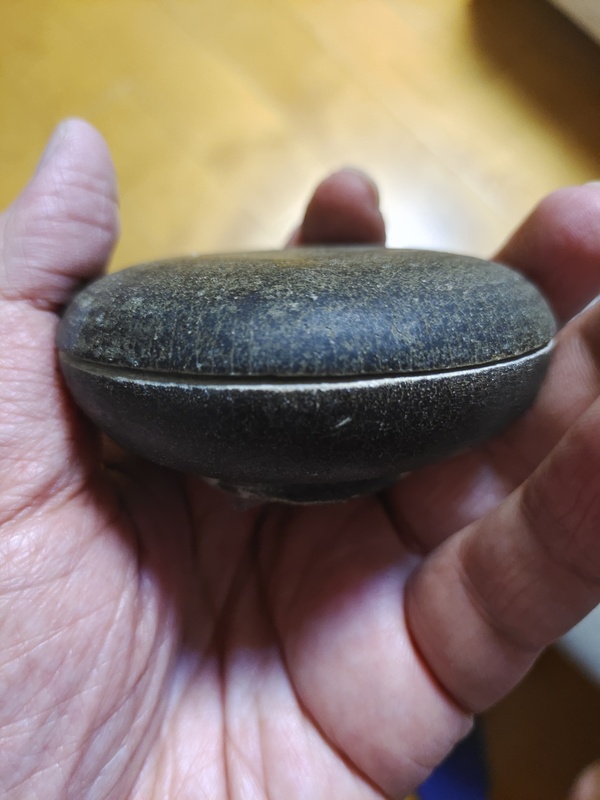 古玩陶瓷褐釉印泥盒拍賣,當(dāng)前價(jià)格880元