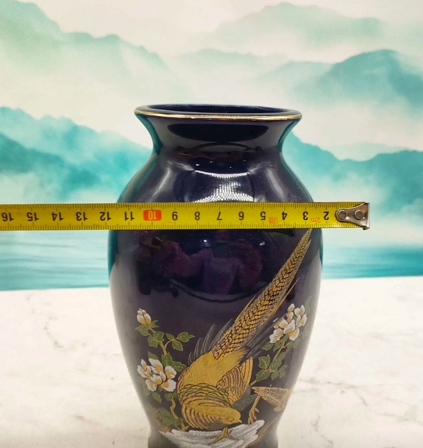 古玩陶瓷花鳥紋瓶拍賣,當前價格350元