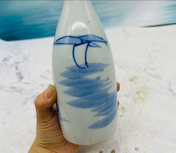 古玩陶瓷青花瓶拍賣,當前價格220元