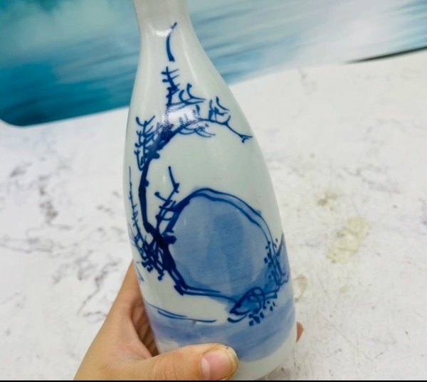 古玩陶瓷青花瓶拍賣,當前價格220元