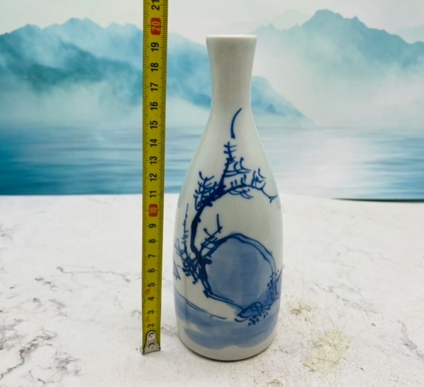 古玩陶瓷青花瓶拍賣,當前價格220元