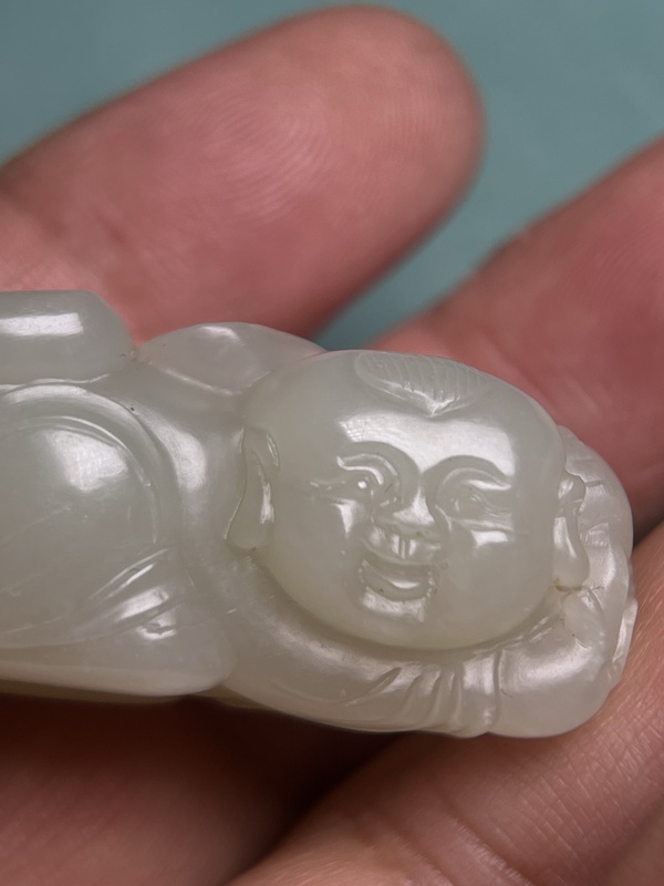 古玩玉器籽料童子拍賣,當前價格5600元
