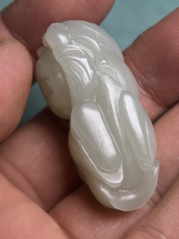 古玩玉器籽料童子拍賣,當前價格5600元
