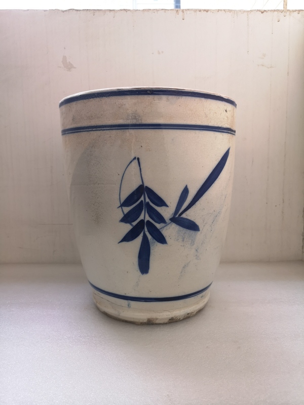 古玩陶瓷花鳥紋缸拍賣,當前價格1500元
