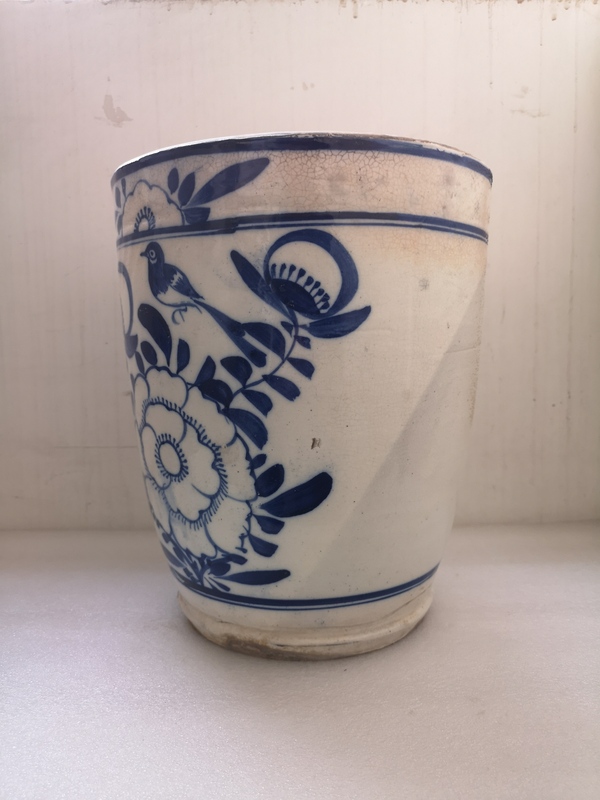 古玩陶瓷花鳥紋缸拍賣,當前價格1500元
