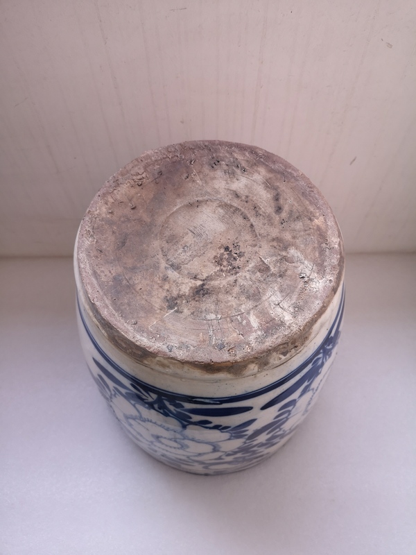 古玩陶瓷花鳥紋缸拍賣,當前價格1500元