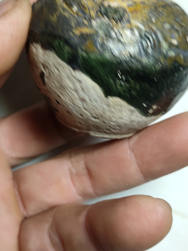 古玩陶瓷吉州窯綠釉龍紋水盂拍賣，當前價格1600元