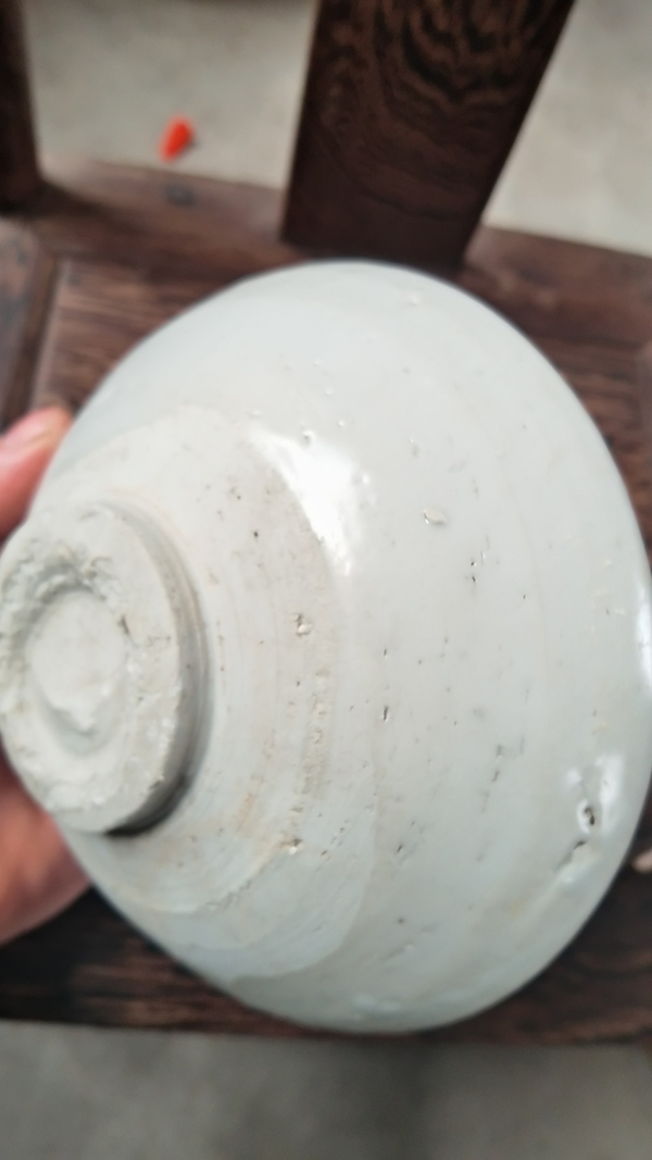 古玩陶瓷卵白釉大碗拍賣,當前價格3600元