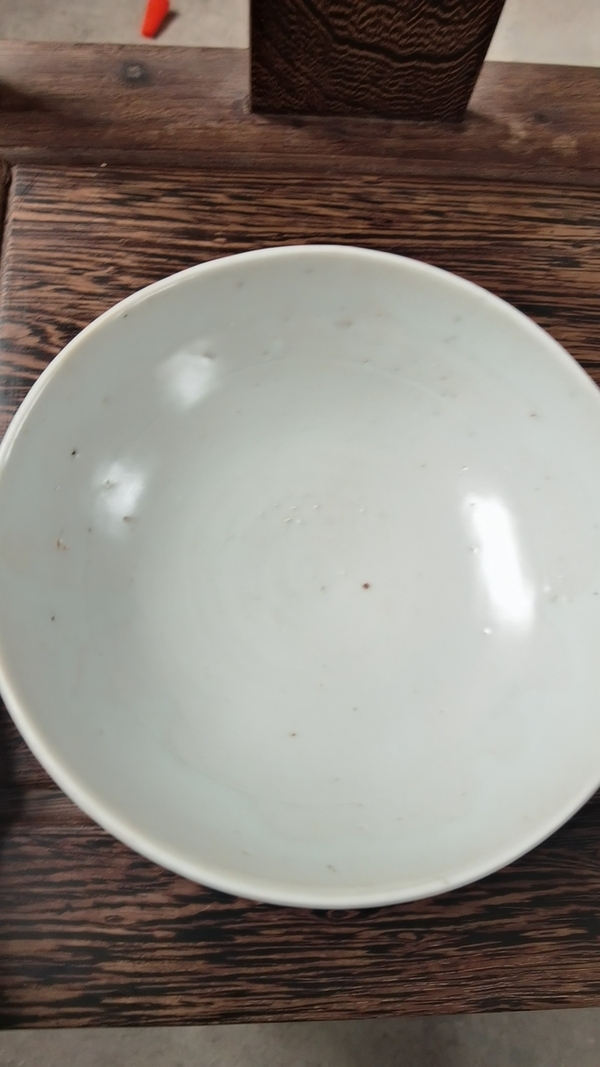 古玩陶瓷卵白釉大碗拍賣,當前價格3600元